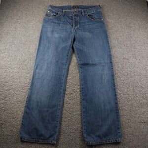 Armani Jeans Mens Blue Denim Wide Leg Baggy Pants Sz 29 32x20